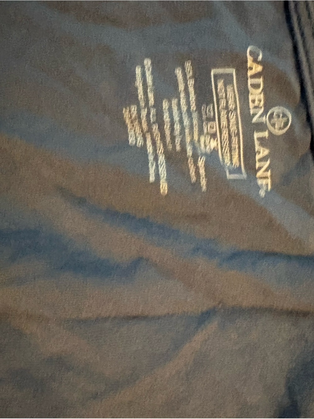 Caden Lane mommy Dark Blue mommy robe washed not worn